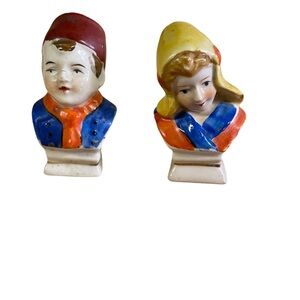 Vintage Ceramic Salt & Pepper Shaker Set